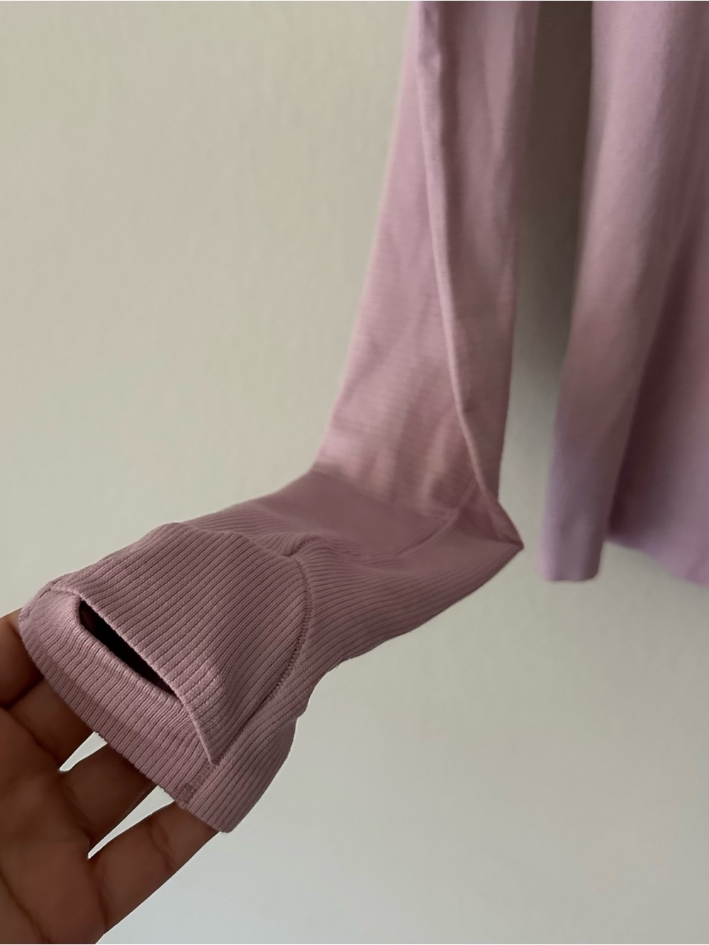 Lululemon Swiftly Tech Long-Sleeve Shirt Waist Length in Pink Size 4 - Picture 5 of 9